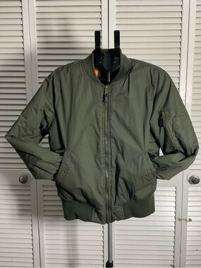 Yoki Olive Green Women's Bomber Jacket